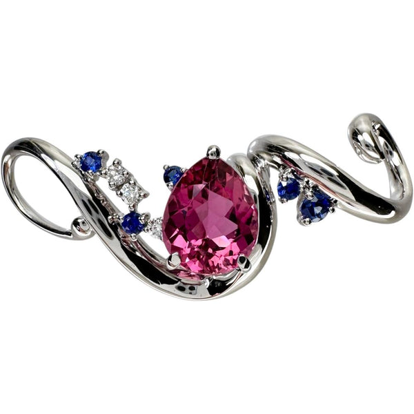 ピンクトルマリン 2.51ct サファイア 計0.23ct ダイヤモンド 計0.07ct ペンダントトップ K18WGホワイトゴールド 18金 5.3g レディース
【中古】【真子質店】【NN】




【KIMo】