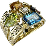 12号 ブルートパーズ/ペリドット/ガーネット/シトリン ダイヤモンド 計0.38ct リング・指輪 K18ゴールド 18金 11.1g レディース
【中古】【真子質店】【NN】




【IDMax】