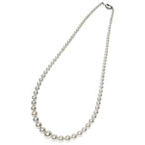 アコヤ真珠/パール4.0〜8.2mm ネックレス シルバー 21.1g 46cm レディース 【中古】【真子質店】【NN】 【TTx】