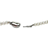 アコヤ真珠/パール4.0〜8.2mm ネックレス シルバー 21.1g 46cm レディース 【中古】【真子質店】【NN】 【TTx】