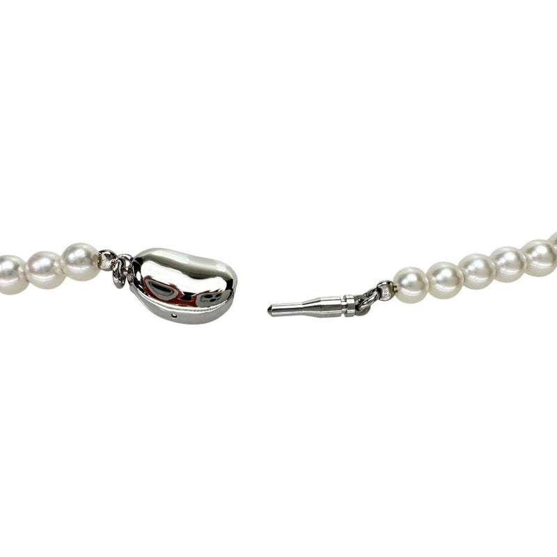 アコヤ真珠/パール4.0〜8.2mm ネックレス シルバー 21.1g 46cm レディース 【中古】【真子質店】【NN】 【TTx】
