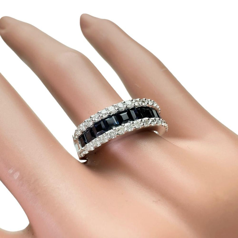12号 サファイア ダイヤモンド 計0.56ct リング・指輪 K18WGホワイトゴールド 18金 6.3g レディース
【中古】【真子質店】【NN】




【SSx】