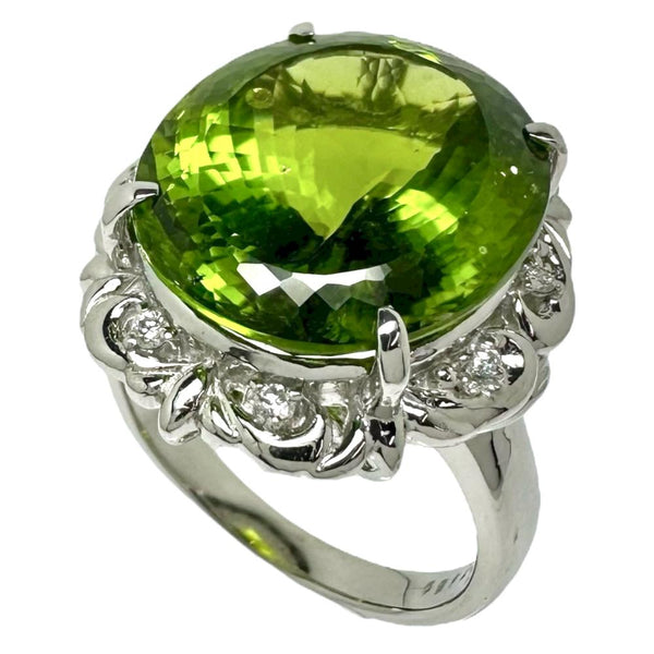 19号 ペリドット 17.159ct ダイヤモンド 計0.11ct リング・指輪 Pt900プラチナ 15.8g レディース
【中古】【真子質店】【NN】




【TDSK】