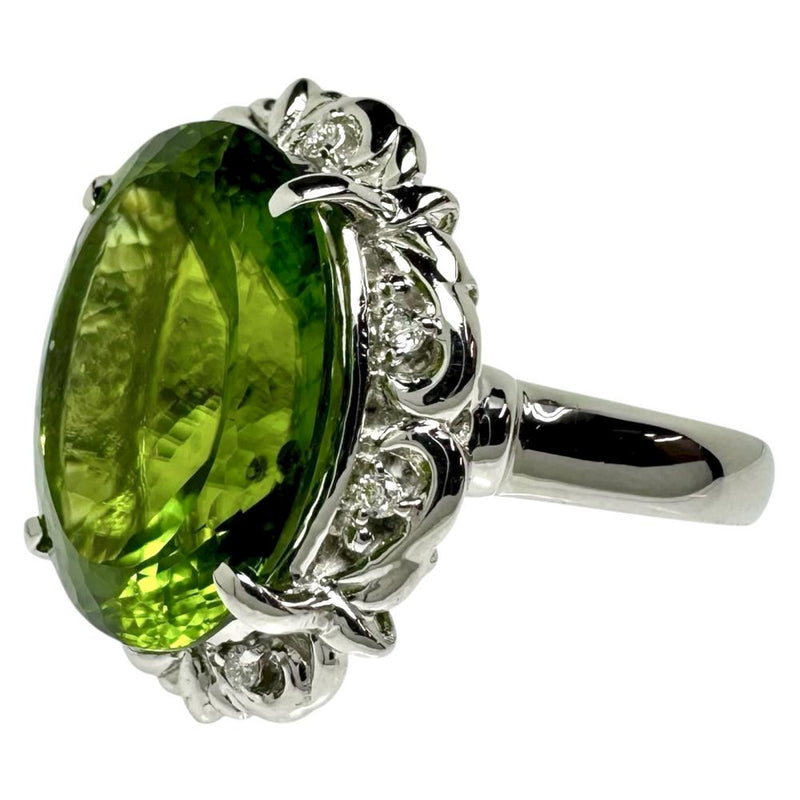 19号 ペリドット 17.159ct ダイヤモンド 計0.11ct リング・指輪 Pt900プラチナ 15.8g レディース
【中古】【真子質店】【NN】




【TDSK】