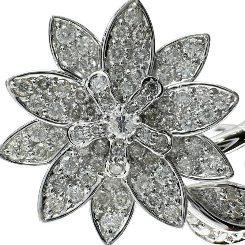12号 花＆葉モチーフ ダイヤモンド 1.40ct リング・指輪 K18WGホワイトゴールド 18金 12.7g レディース
【中古】【真子質店】【NN】




【TIDMo】