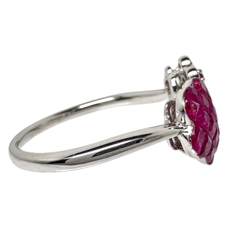 13号 フラワーモチーフ ミステリーセッティングルビー ダイヤモンド リング・指輪 K18WGホワイトゴールド 18金 3.0g レディース
【中古】【真子質店】【NN】




【Yxx】