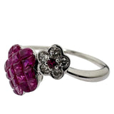 13号 フラワーモチーフ ミステリーセッティングルビー ダイヤモンド リング・指輪 K18WGホワイトゴールド 18金 3.0g レディース
【中古】【真子質店】【NN】




【Yxx】