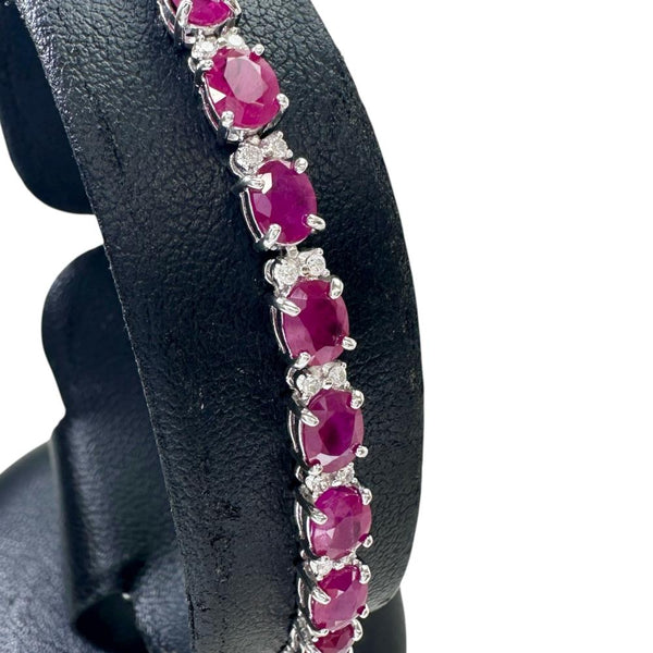 ルビー 10.14ct ダイヤモンド 0.41ct ブレスレット K14WGホワイトゴールド 14金 8.4g 16.5cm レディース
【中古】【真子質店】【NN】




【IIxx】