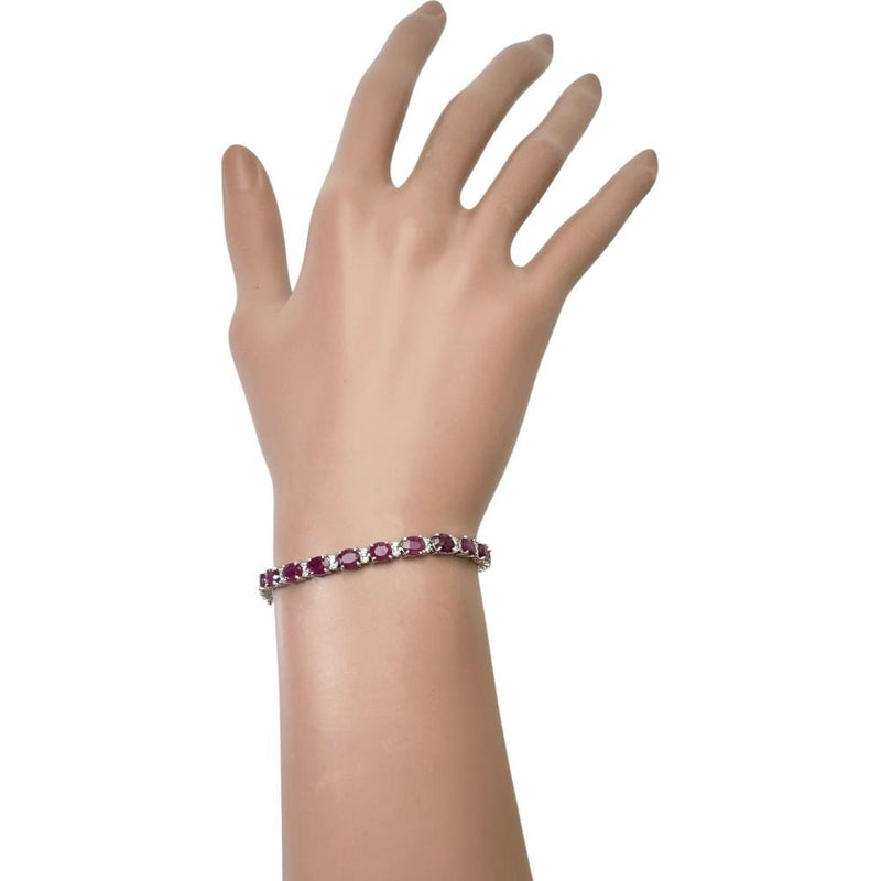 ルビー 10.14ct ダイヤモンド 0.41ct ブレスレット K14WGホワイトゴールド 14金 8.4g 16.5cm レディース
【中古】【真子質店】【NN】




【IIxx】