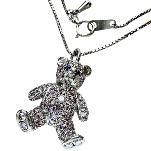 クマモチーフ ダイヤモンド(天然ピンクダイヤモンド含む) 2.50ct サファイア 0.02ct ネックレス Pt850プラチナ 17.3g 43cm レディース
【中古】【真子質店】【NN】




【TDTx】