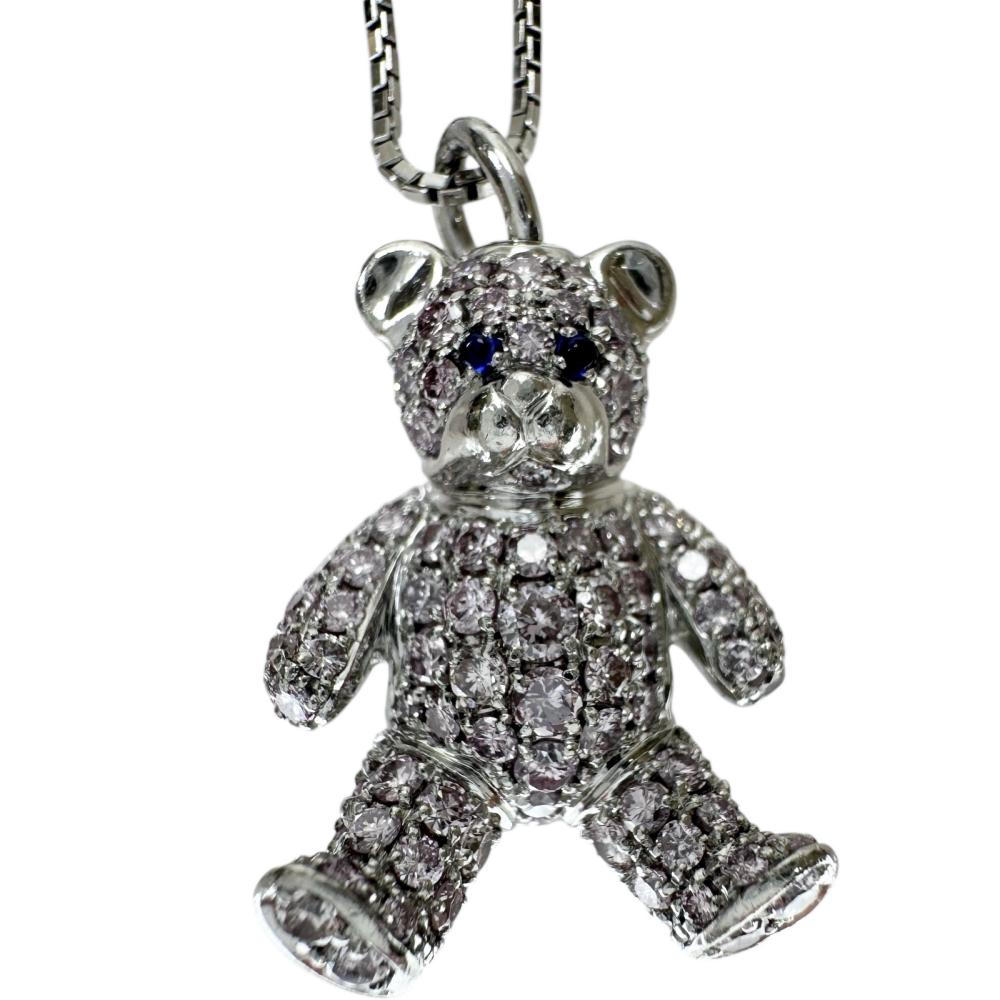 クマモチーフ ダイヤモンド(天然ピンクダイヤモンド含む) 2.50ct