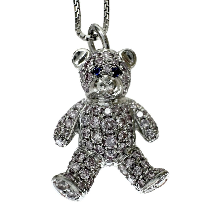 クマモチーフ ダイヤモンド(天然ピンクダイヤモンド含む) 2.50ct サファイア 0.02ct ネックレス Pt850プラチナ 17.3g 43cm レディース
【中古】【真子質店】【NN】




【TDTx】