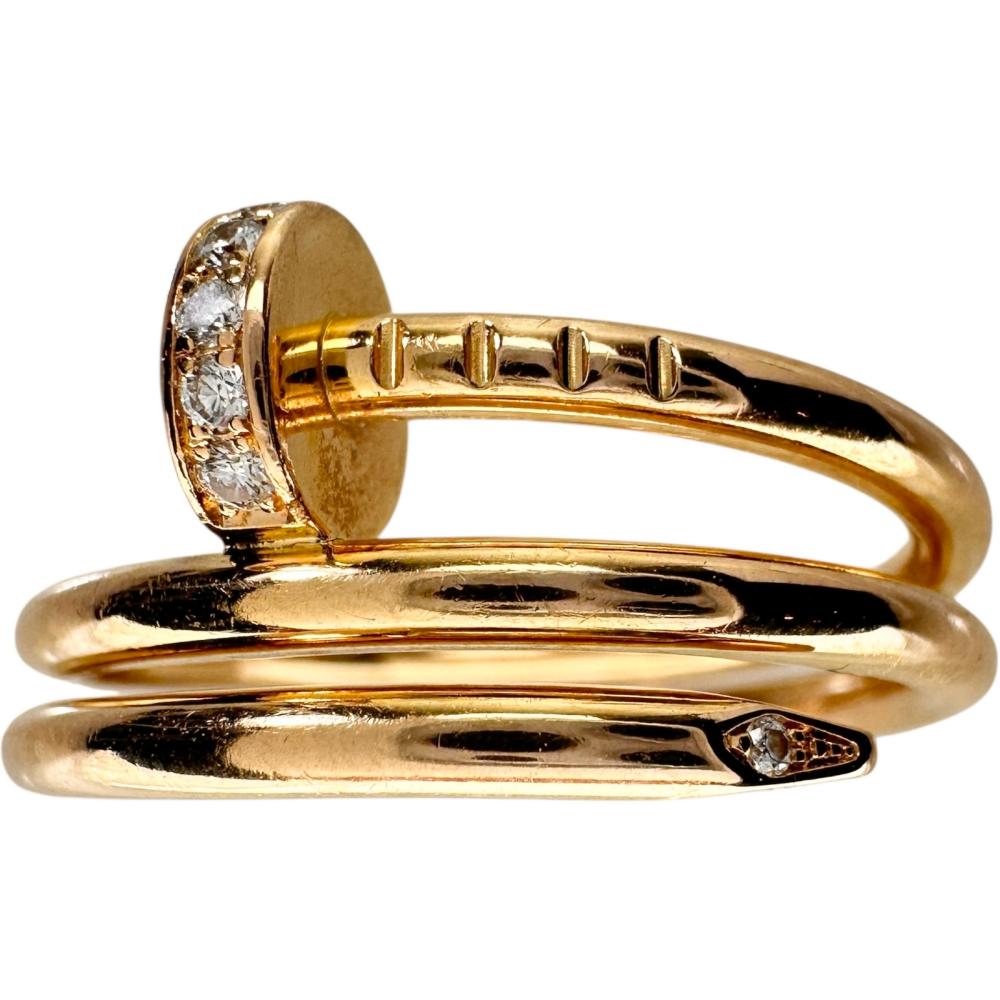 13号【CARTIER/カルティエ】 ジュストアンクル ダブル ダイヤモンド