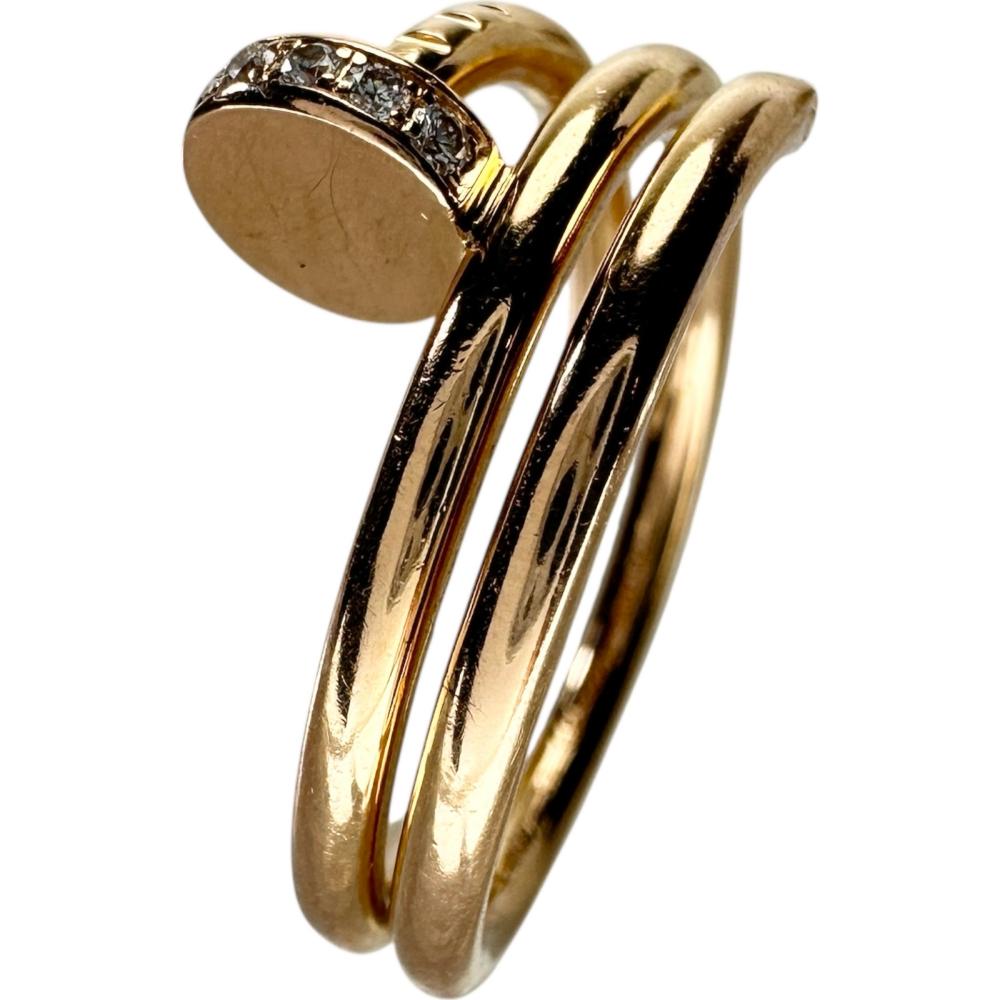 13号【CARTIER/カルティエ】 ジュストアンクル ダブル ダイヤモンド