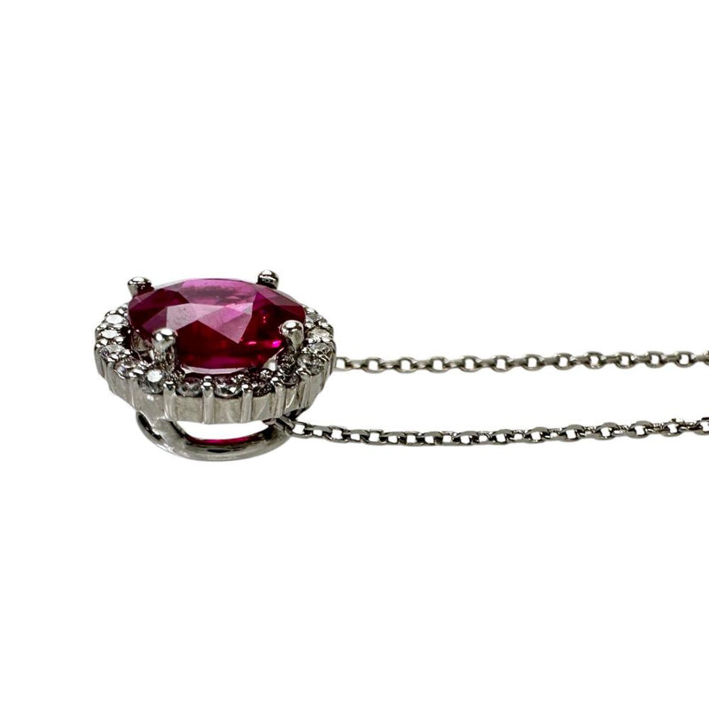 ビルマ産ピジョンブラッドルビー 1.15ct ダイヤモンド 0.11ct ネックレス Pt900プラチナ/Pt850プラチナ 3.1g 45cm レディース
【中古】【真子質店】【NN】




【TDTx】