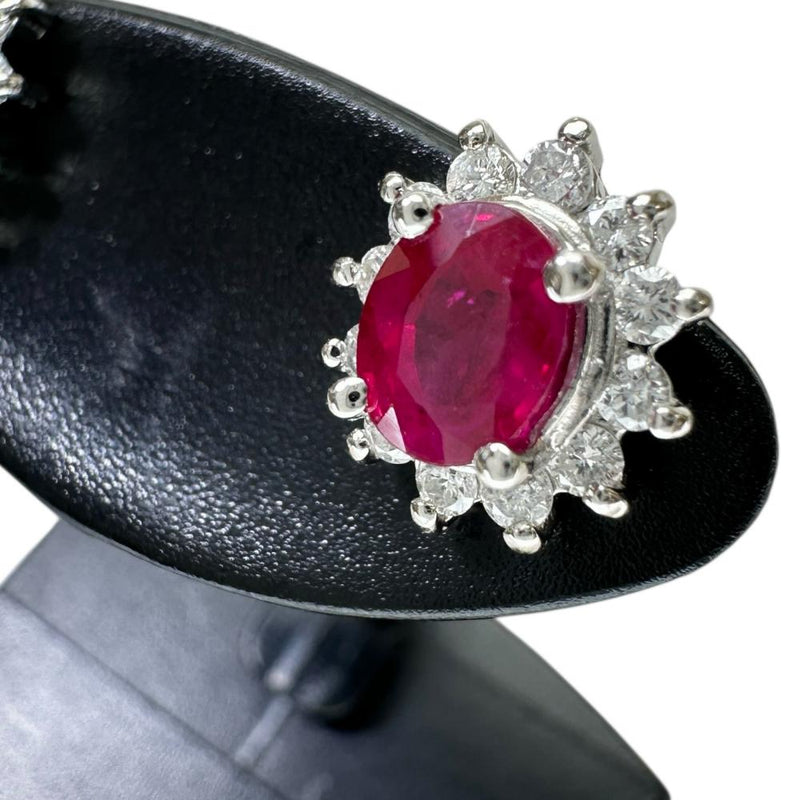 ルビー 0.61/0.55ct ダイヤモンド 計0.18×2ct ピアス Pt900プラチナ 3.0g レディース
【中古】【真子質店】【NN】




【KMaK】