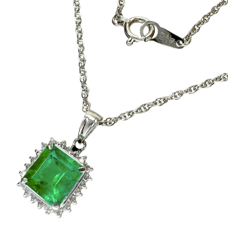 エメラルド 1.43ct ダイヤモンド 0.18ct ネックレス Pt850プラチナ/Pt900プラチナ 5.8g 40cm レディース
【中古】【真子質店】【NN】




【IIxx】