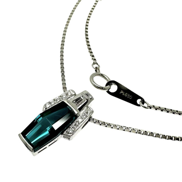 インディゴライトトルマリン 2.39ct ダイヤモンド 計0.14ct ネックレス Pt900プラチナ/Pt850プラチナ 8.2g 43cm レディース
【中古】【真子質店】【NN】




【YMiT】