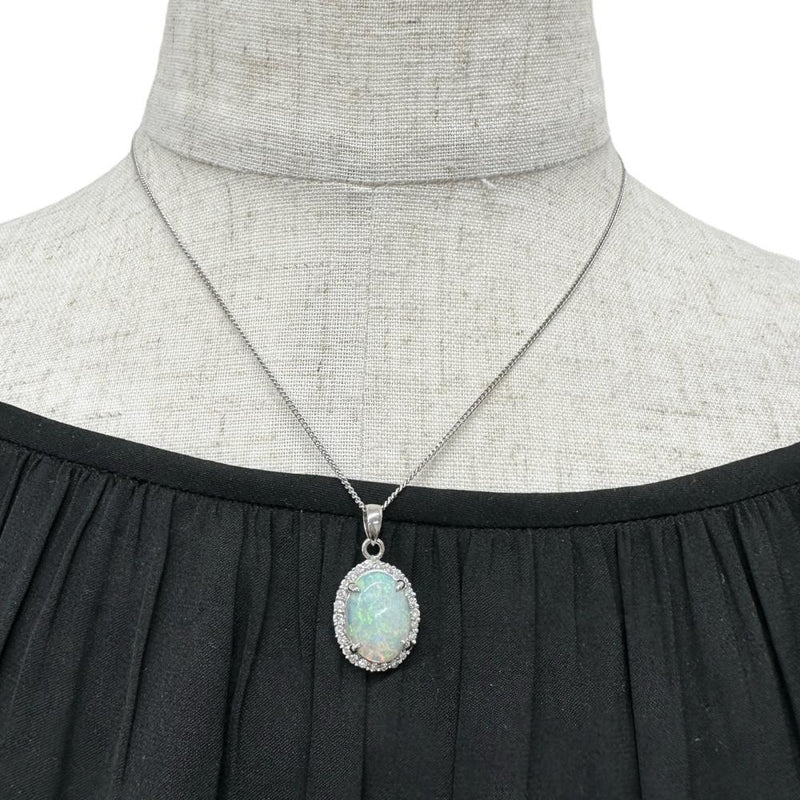 オパール 2.25ct ダイヤモンド 0.37ct ペンダントトップ Pt900プラチナ 4.8g レディース
【中古】【真子質店】【NN】




【DTS】