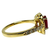 9.5号 ルビー 0.87ct ダイヤモンド 計0.40ct リング・指輪 K18ゴールド 18金 4.0g レディース
【中古】【真子質店】【NN】




【ITDMa】