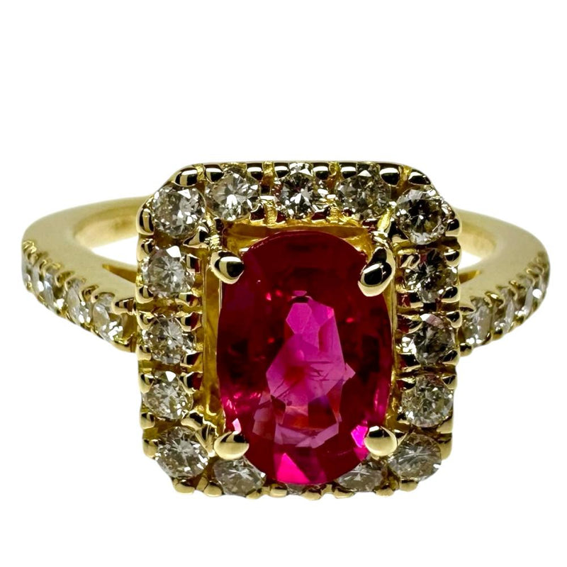 9.5号 ルビー 0.87ct ダイヤモンド 計0.40ct リング・指輪 K18ゴールド 18金 4.0g レディース
【中古】【真子質店】【NN】




【ITDMa】