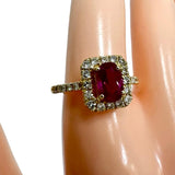 9.5号 ルビー 0.87ct ダイヤモンド 計0.40ct リング・指輪 K18ゴールド 18金 4.0g レディース
【中古】【真子質店】【NN】




【ITDMa】