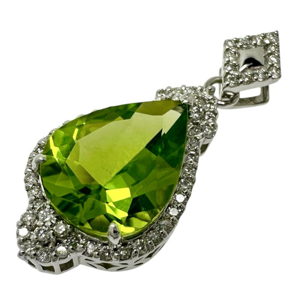 ペリドット 4.03ct ダイヤモンド 計0.30ct ペンダントトップ K18WGホワイトゴールド 18金 3.7g レディース
【中古】【真子質店】【NN】




【KxD】