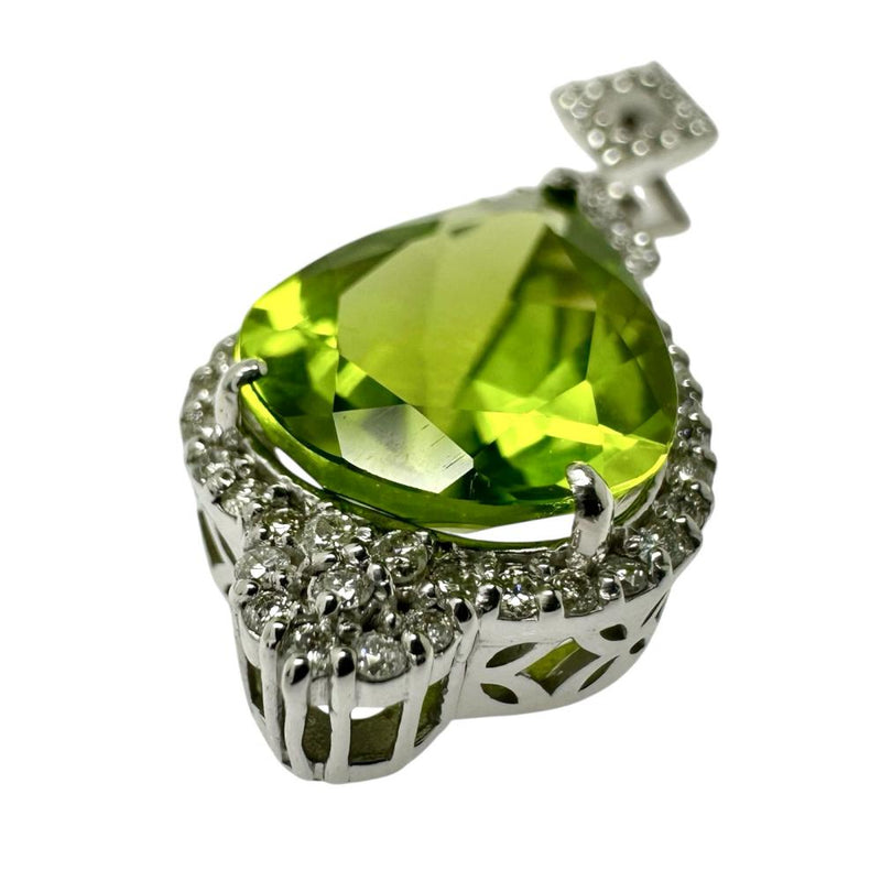 ペリドット 4.03ct ダイヤモンド 計0.30ct ペンダントトップ K18WGホワイトゴールド 18金 3.7g レディース
【中古】【真子質店】【NN】




【KxD】