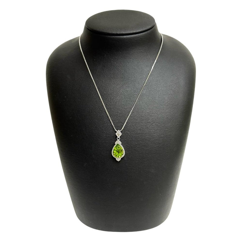 ペリドット 4.03ct ダイヤモンド 計0.30ct ペンダントトップ K18WGホワイトゴールド 18金 3.7g レディース
【中古】【真子質店】【NN】




【KxD】