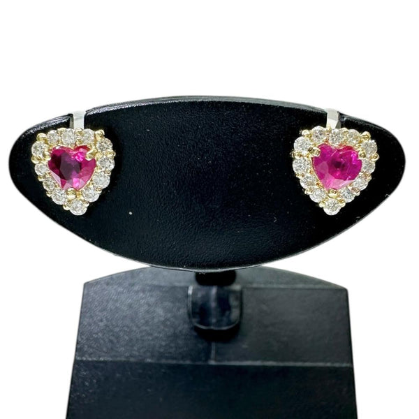 ハート ルビー 0.16×2ct ダイヤモンド 0.08×2ct ピアス K18ゴールド 18金 1.0g レディース
【中古】【真子質店】【NN】




【MaSY】