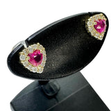 ハート ルビー 0.16×2ct ダイヤモンド 0.08×2ct ピアス K18ゴールド 18金 1.0g レディース
【中古】【真子質店】【NN】




【MaSY】