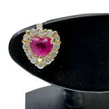 ハート ルビー 0.16×2ct ダイヤモンド 計0.08×2ct ピアス K18ゴールド 18金 1.0g レディース
【中古】【真子質店】【NN】




【MaSY】