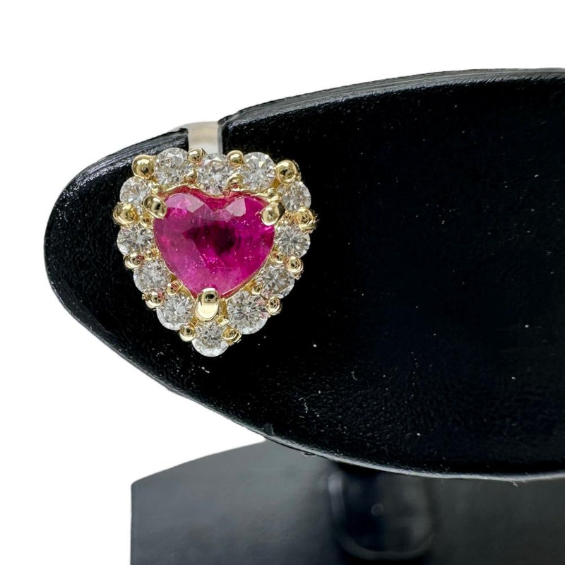 ハート ルビー 0.16×2ct ダイヤモンド 計0.08×2ct ピアス K18ゴールド 18金 1.0g レディース
【中古】【真子質店】【NN】




【MaSY】