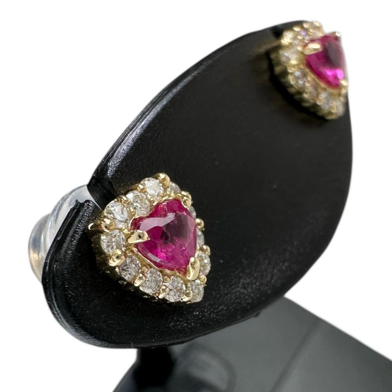 ハート ルビー 0.16×2ct ダイヤモンド 計0.08×2ct ピアス K18ゴールド 18金 1.0g レディース
【中古】【真子質店】【NN】




【MaSY】