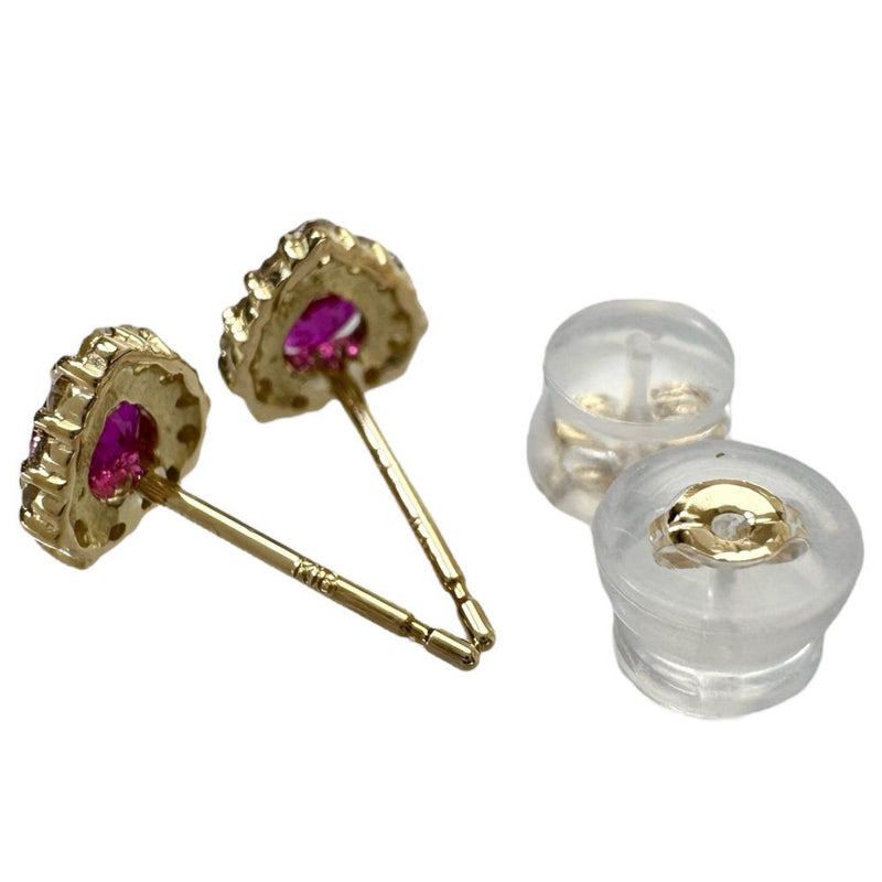 ハート ルビー 0.16×2ct ダイヤモンド 計0.08×2ct ピアス K18ゴールド 18金 1.0g レディース
【中古】【真子質店】【NN】




【MaSY】