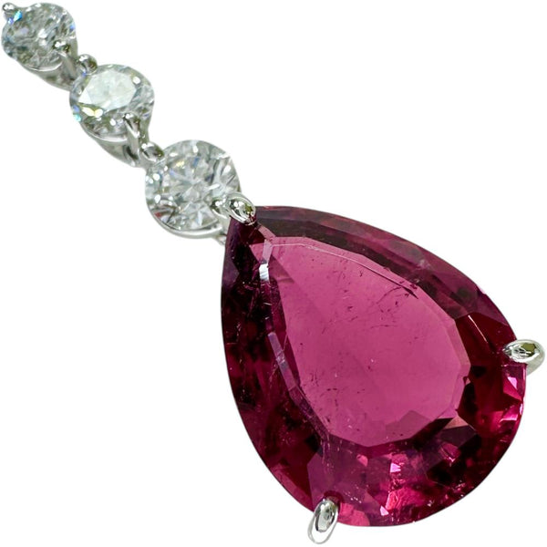 しずくモチーフ ルベライトトルマリン 8.63ct ダイヤモンド 1.00ct ペンダントトップ Pt900プラチナ 6.0g レディース
【中古】【真子質店】【NN】




【TTMiK】