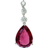 ★★最終特価品 しずくモチーフ ルベライトトルマリン 8.63ct ダイヤモンド 1.00ct ペンダントトップ Pt900プラチナ 6.0g レディース
【中古】【真子質店】【NN】




【TTMiK】