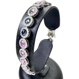 マルチカラーサファイア（ローズカット） 9.62ct ダイヤモンド 2.53ct ブレスレット K18WGホワイトゴールド 18金 16.4g 18cm レディース
【中古】【真子質店】【NN】




【DDMoMo】