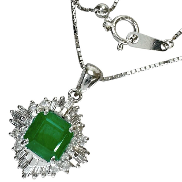 エメラルド 1.25ct ダイヤモンド 0.48ct ネックレス Pt850プラチナ/Pt900プラチナ 8.0g 45cm レディース
【中古】【真子質店】【NN】




【IIxx】