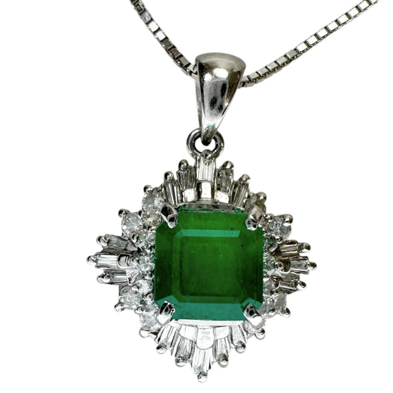 エメラルド 1.25ct ダイヤモンド 0.48ct ネックレス Pt850プラチナ/Pt900プラチナ 8.0g 45cm レディース
【中古】【真子質店】【NN】




【IIxx】