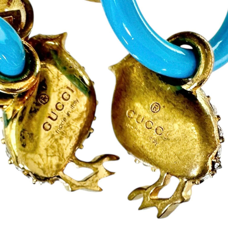 【GUCCI/グッチ】 インターロッキングG 鳥モチーフ イヤリング メタル/GP 7.3g ターコイズブルー/ゴールドメッキ レディース
【中古】【真子質店】【GD】




【Mox】