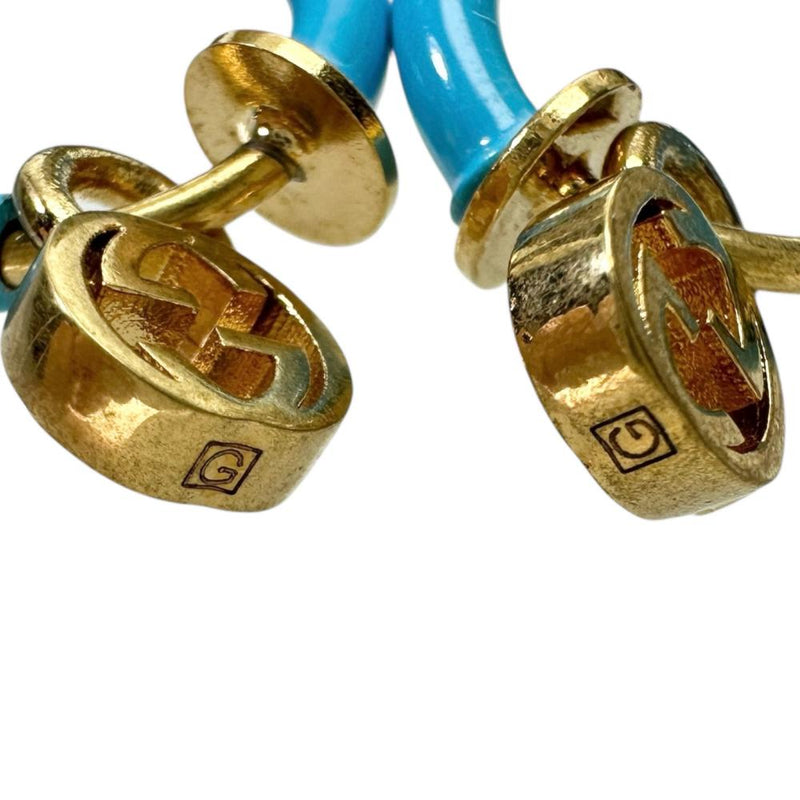 【GUCCI/グッチ】 インターロッキングG 鳥モチーフ イヤリング メタル/GP 7.3g ターコイズブルー/ゴールドメッキ レディース
【中古】【真子質店】【GD】




【Mox】