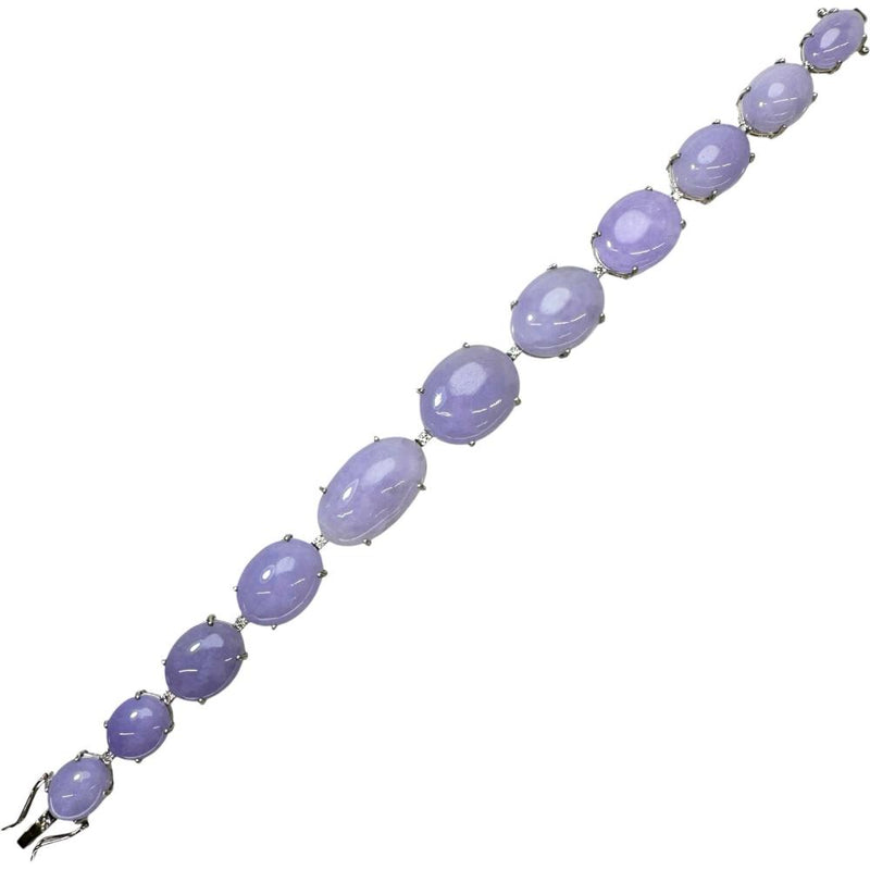含侵処理なしラベンダーヒスイ(翡翠) 101.46ct ダイヤモンド 0.37ct ブレスレット K18WGホワイトゴールド 18金 33.9g 18cm レディース
【中古】【真子質店】【NN】




【MoxMaMi】