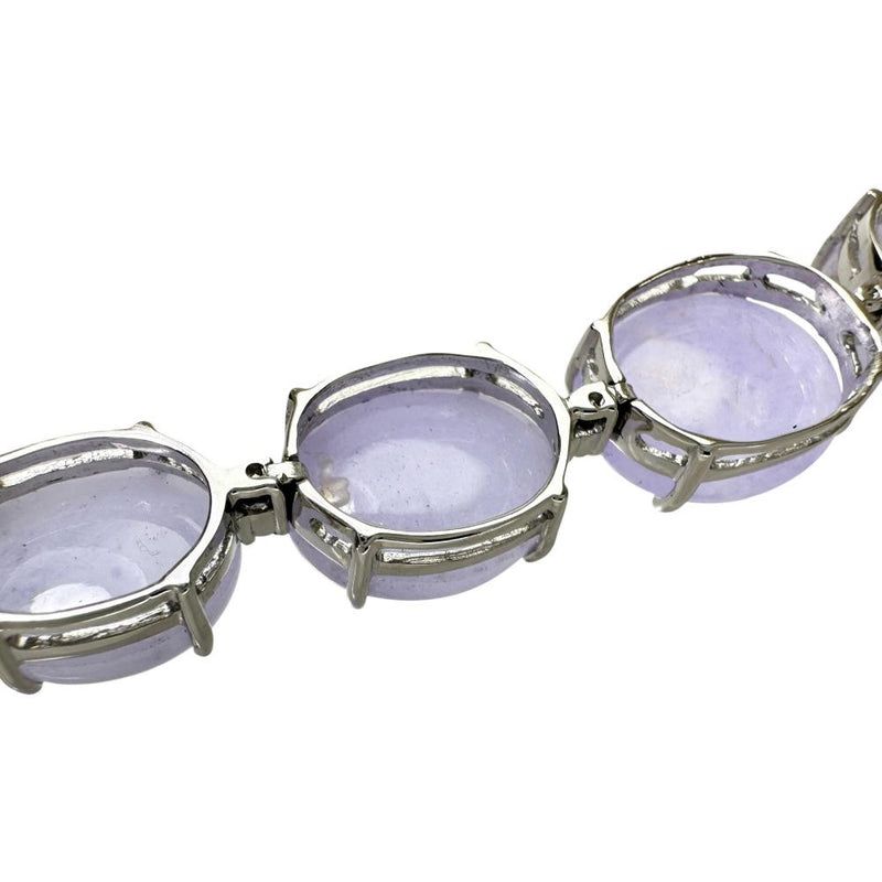含侵処理なしラベンダーヒスイ(翡翠) 101.46ct ダイヤモンド 0.37ct ブレスレット K18WGホワイトゴールド 18金 33.9g 18cm レディース
【中古】【真子質店】【NN】




【MoxMaMi】
