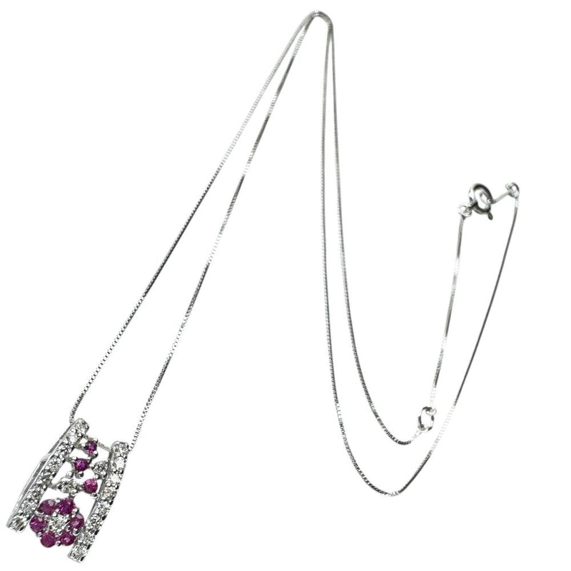 ルビー 0.15ct ダイヤモンド 0.19ct ネックレス K18WGホワイトゴールド 18金 2.0g 40cm レディース
【中古】【真子質店】【NN】




【MaMax】