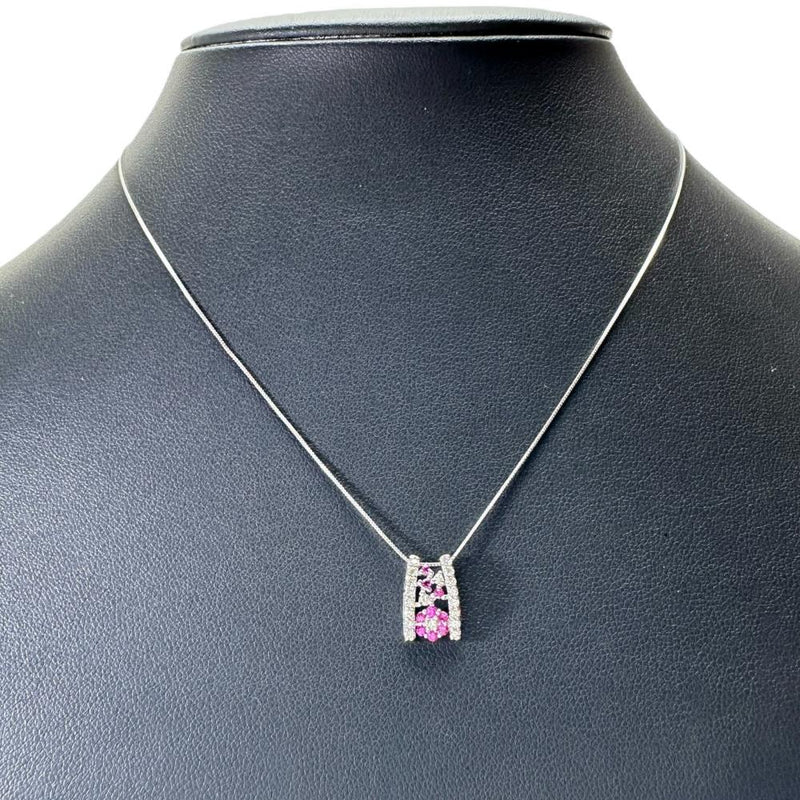 ルビー 0.15ct ダイヤモンド 0.19ct ネックレス K18WGホワイトゴールド 18金 2.0g 40cm レディース
【中古】【真子質店】【NN】




【MaMax】