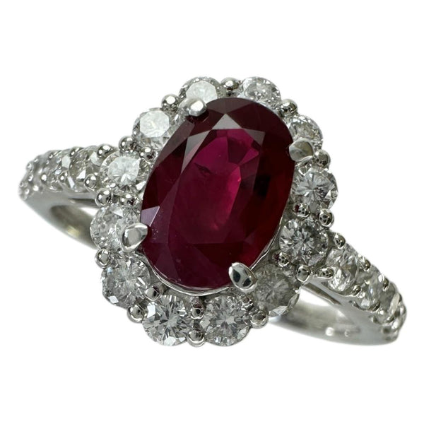 12号 ビルマ産ピジョンブラッドルビー 1.10ct ダイヤモンド 0.55ct リング・指輪 Pt950プラチナ 3.9g レディース
【中古】【真子質店】【NN】




【TxxT】