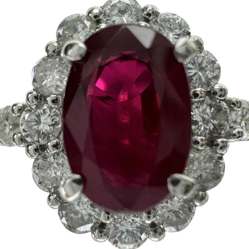 12号 ビルマ産ピジョンブラッドルビー 1.10ct ダイヤモンド 0.55ct リング・指輪 Pt950プラチナ 3.9g レディース
【中古】【真子質店】【NN】




【TxxT】