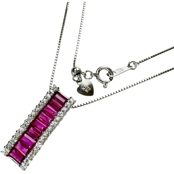 ルビー 1.25ct ダイヤモンド 0.35ct ネックレス K18WGホワイトゴールド 18金 4.0g 46cm レディース
【中古】【真子質店】【NN】




【YIY】
