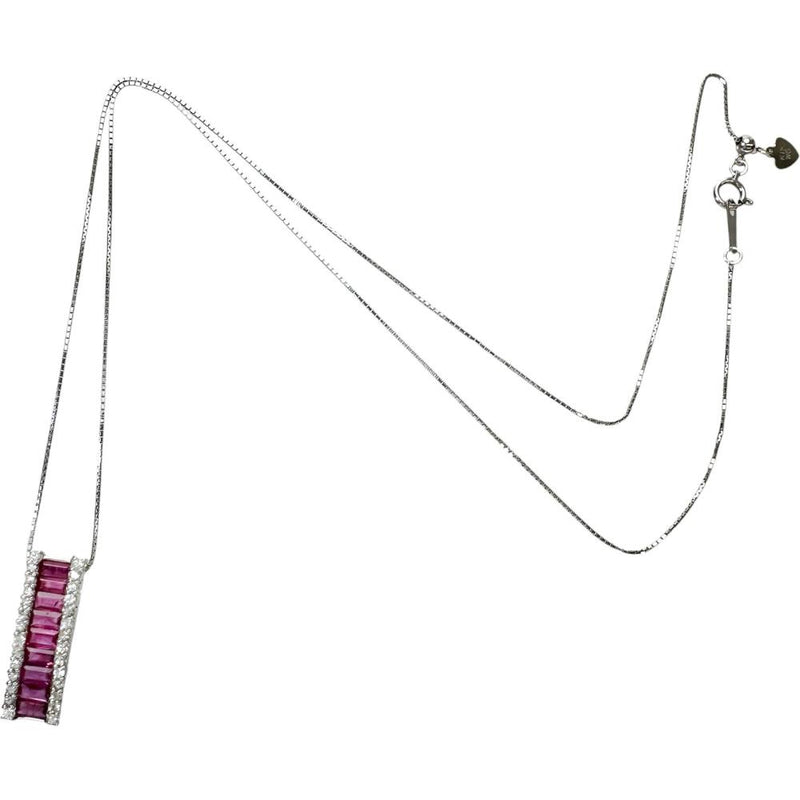 ルビー 1.25ct ダイヤモンド 0.35ct ネックレス K18WGホワイトゴールド 18金 4.0g 46cm レディース
【中古】【真子質店】【NN】




【YIY】